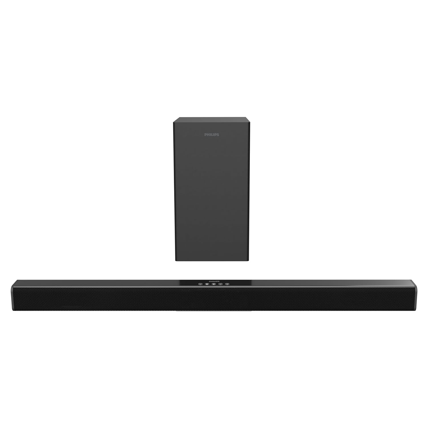 Philips TAB4218/94 2.1CH Bluetooth Soundbar - 120W RMS, Multi-Connectivity, Deep Bass (Black)