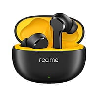 realme TechLife Buds T100 Bluetooth Truly Wireless in Ear Earbuds with mic, AI ENC for Calls, Google Fast Pair, 28 Hours Playback time (Black)