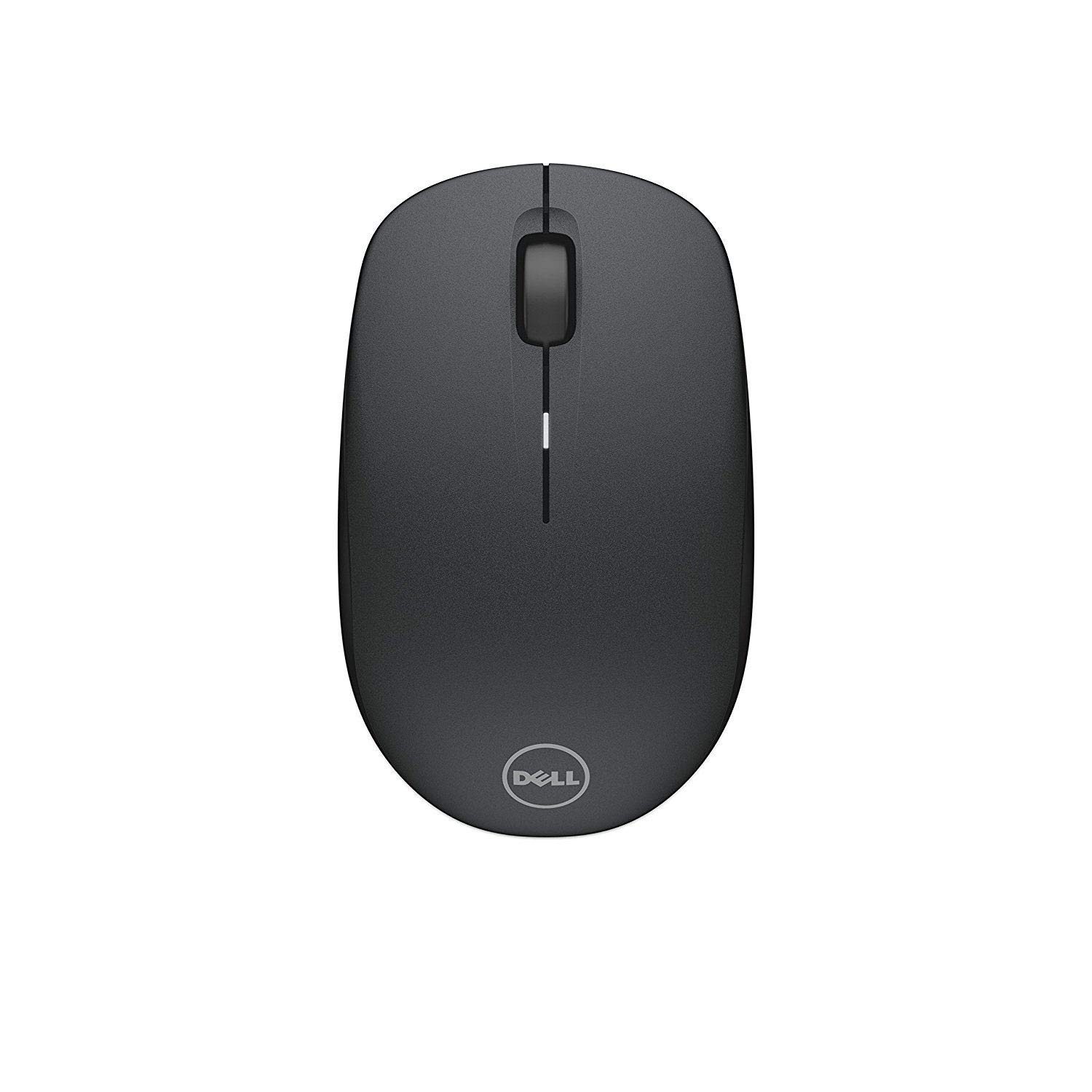 Dell WM126 Wireless Mouse, 1000 DPI, 2.4GHz with USB Nano Receiver, 12-Month Battery Life, Ambidextrous, Plug & Play – Black