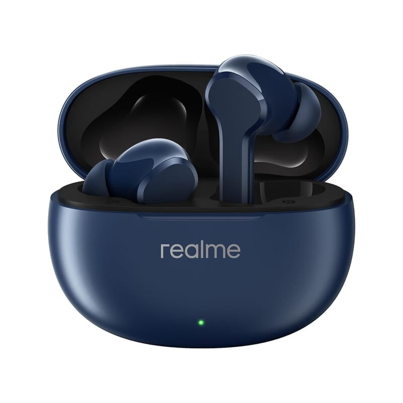 realme TechLife Buds T100 Bluetooth Truly Wireless in Ear Earbuds with mic, AI ENC for Calls, Google Fast Pair, 28 Hours Playback time (Black)