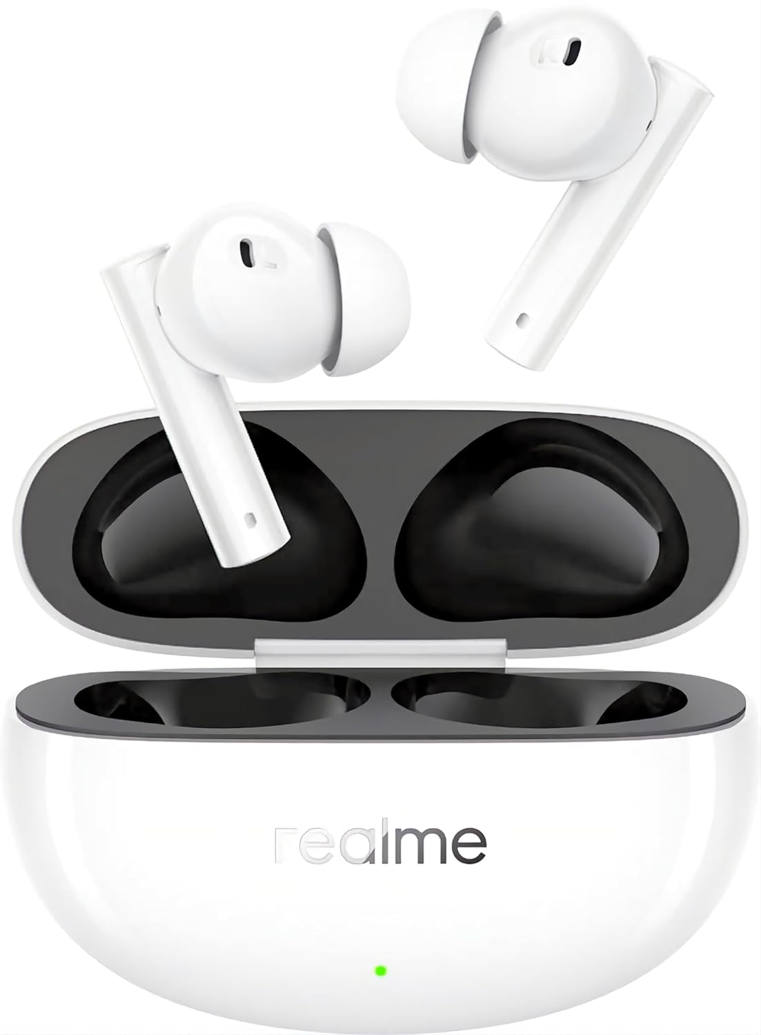 realme Buds Air 5 TWS Earbuds, 50dB ANC, 38Hrs Battery, 12.4mm Bass Driver, Fast Charge, 45ms Low Latency (Arctic White)