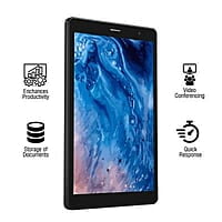 iBall iTAB BizniZ Mini Tablet 20.32 cm (8 inch), 32GB, Wi-Fi + 4G LTE + Voice Calling (Coal Black)