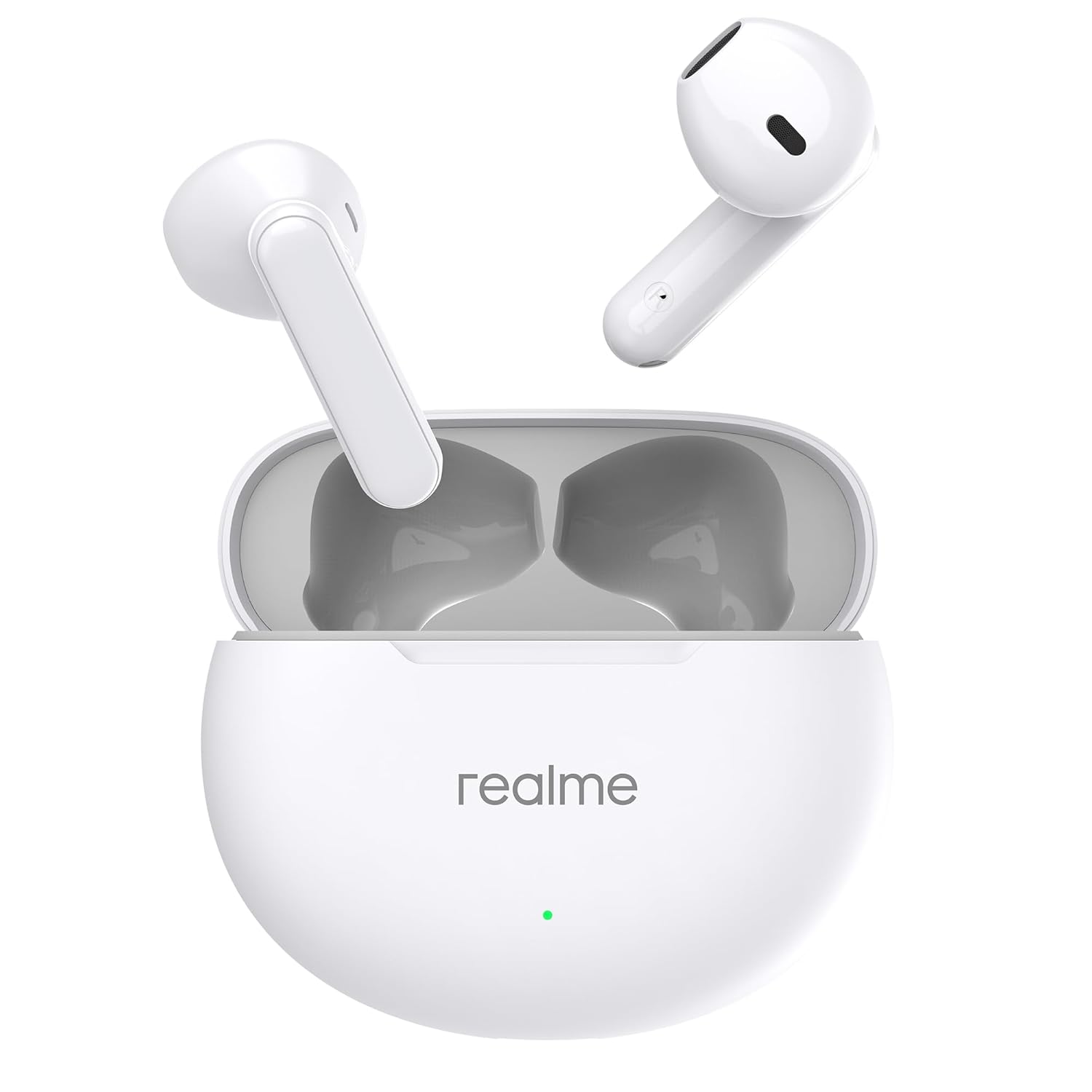 realme Buds T01 Truly Wireless in-Ear Earbuds with AI ENC for Calls, 13mm Dynamic Driver, Upto 28Hrs Battery,88mm Latency,Bluetooth V5.4 & Google Fast Pair (Black)