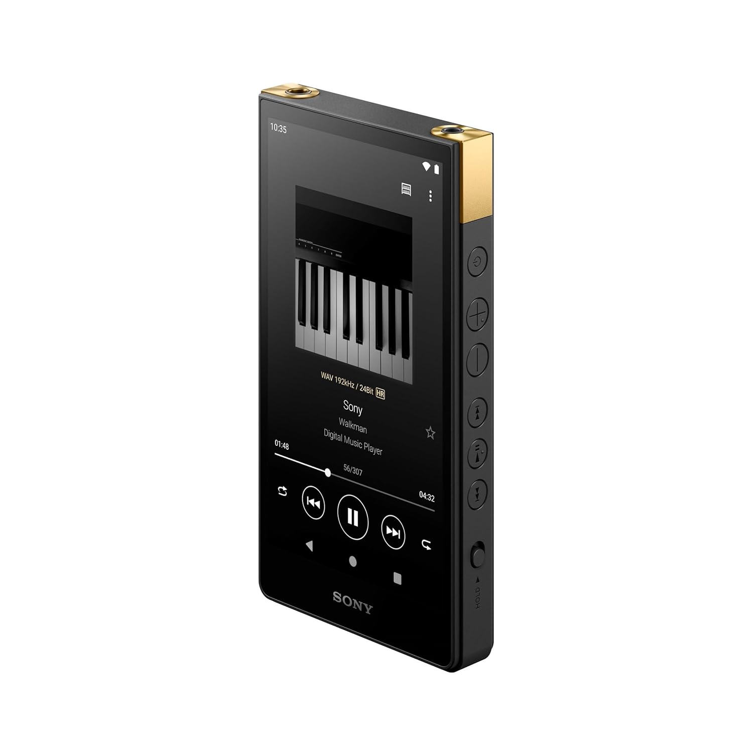 Sony NW-ZX707 Walkman 64GB Hi-Res Portable Digital Music Player with Android, Large 5.0" (diag) Touchscreen Display, up to 24 Hour Battery, Wi-Fi & Bluetooth and USB Type-C Black