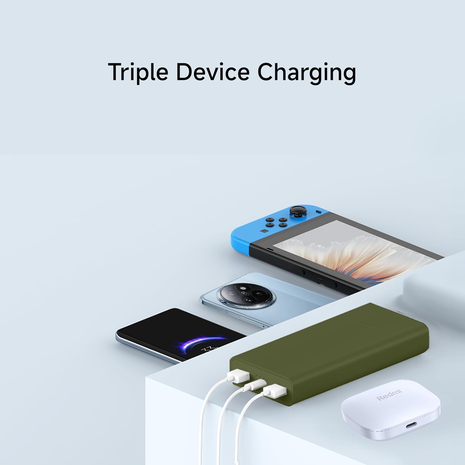 Xiaomi Power Bank 4i 20000mAh 33W Super Fast Charging PD | Power Delivery | QC 3.0|Type C Input & Output |Triple Output Ports|Supports Android,Apple, Tablets, Earbuds, Watches