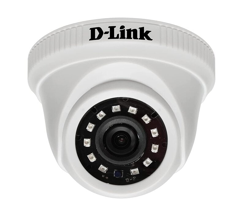 D-Link DCS-F2612-L1P, 2MP Full HD Day & Night Fixed Lens 20 mtr IR Range Dome Camera, Wireless, White