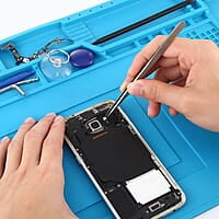 3D Straight Head Titanium Alloy Tweezers - Ultraprecise Curved Head for iPhone Motherboard Repair