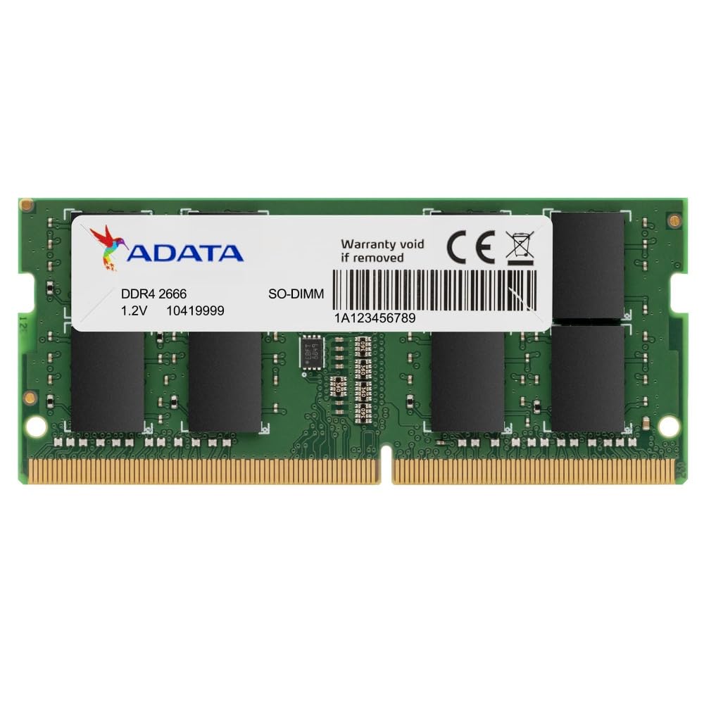 ADATA Premier (SO-DIMM) DDR4 Laptop Memory, Single RAM Module, Supports Intel & AMD CPUs, XMP Profile Support, Fast Data Transfer, Enhanced Efficiency, Without Heat Sink