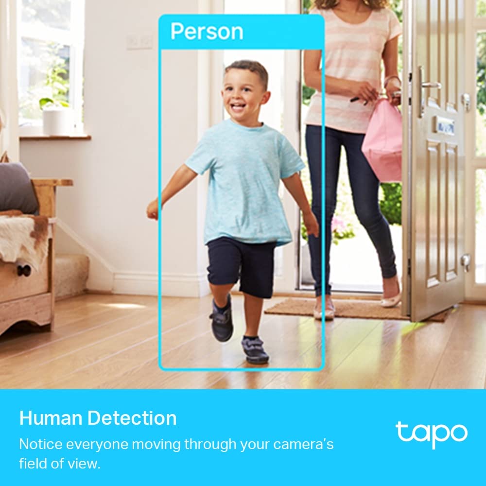 TP-Link Tapo C225 4MP 2K QHD 1440p Pan/Tilt WiFi Security Smart Camera, Indoor CCTV, Smart AI, Starlight Sensor,Night Vision Compatible with Alexa&Google Home, No Hub Required, SD Storage