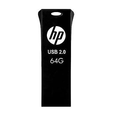 HP v207w USB 2.0 Pen Drive (Black) - 64 GB