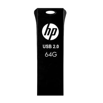 HP v207w USB 2.0 Pen Drive (Black) - 64 GB