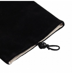 Tablet Sleeve Pouch 7" (17.7cm) with Drawstring Soft Protective Cover (Black)