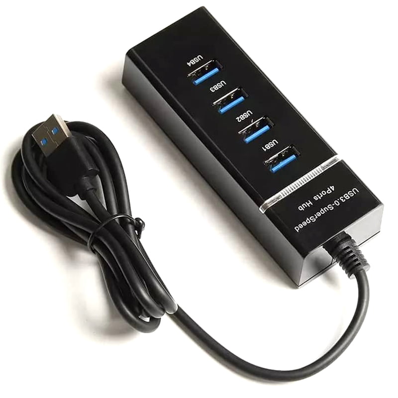 USB 3.0 Port With Super Speed 5 Gbps 4 Port USB Hub