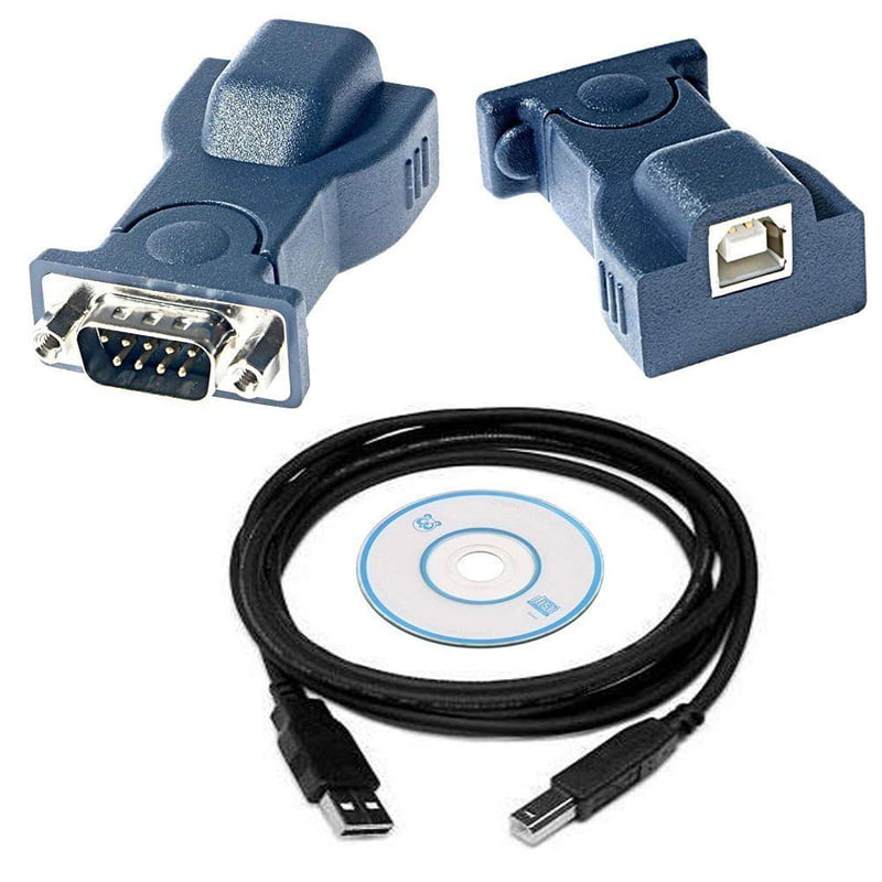 USB to RS232 DB9 Female Serial Adapter Cable | For Windows, Mac, Linux | Compatible with Modems