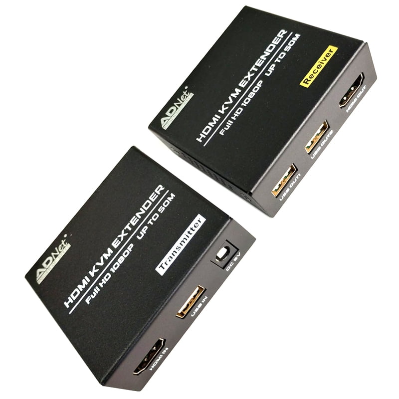 AD-1091 HDMI KVM Extender – Full HD 1080P, Extends Signal Up to 50 Meters