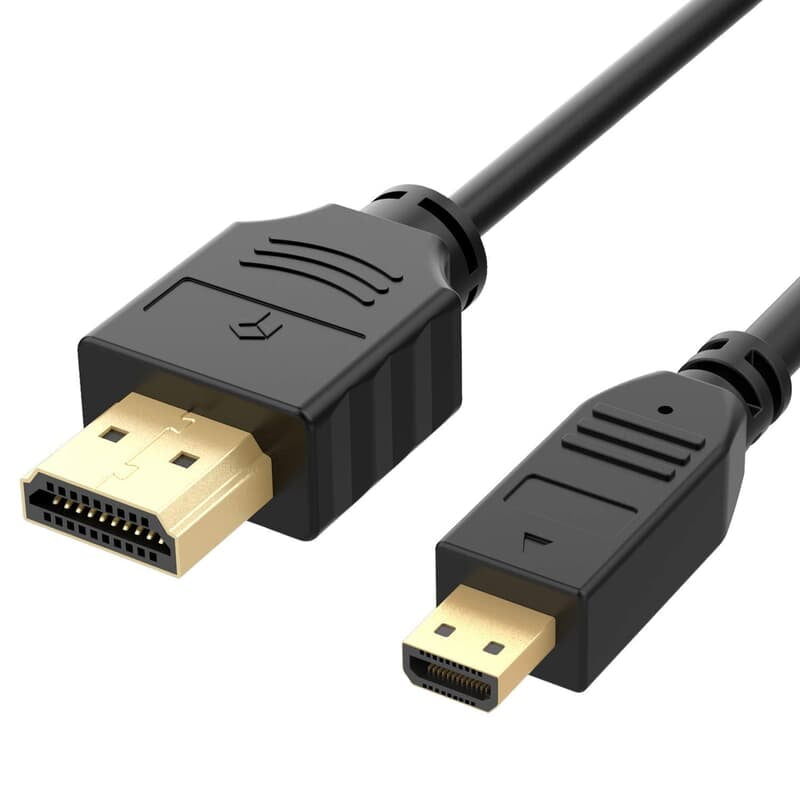 Micro HDMI to HDMI Cable 1.5 Meter (Black)