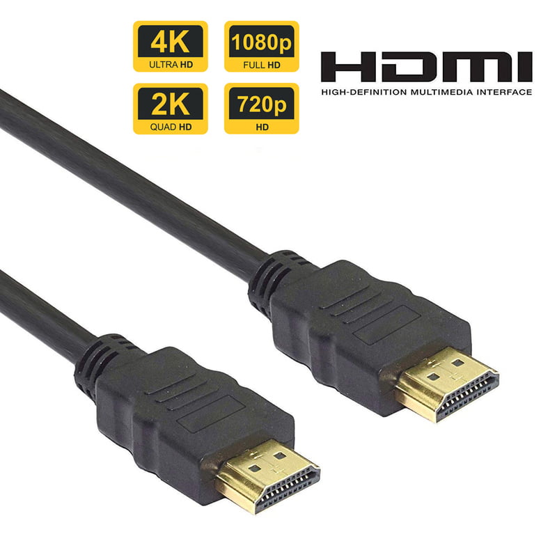 HDMI TO HDMI CABLE 1080p 3 MTR Black