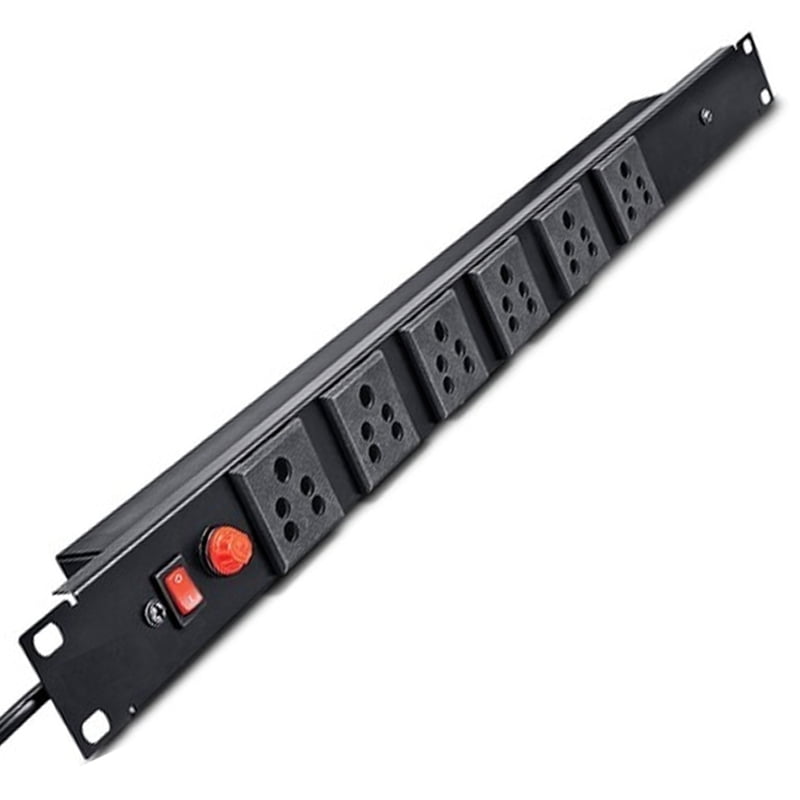 AD-RP-397 6 Socket Power Distribution Unit (PDU) Extension Board For CCTV Rack