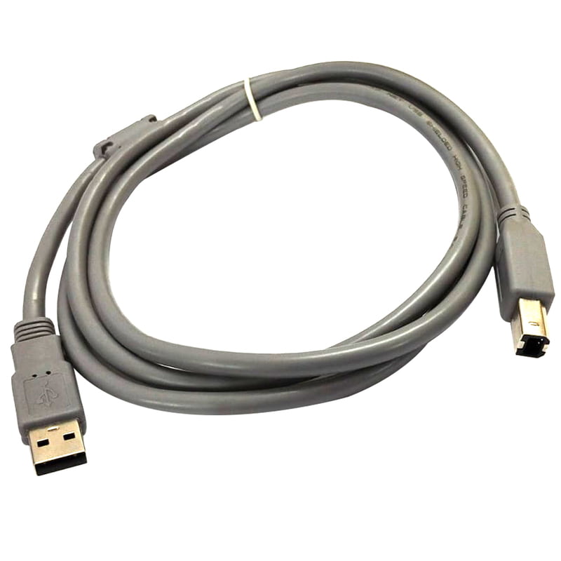 2.0 USB Printer Cable – High-Speed Premium Quality, Grey Color, Durable & Reliable