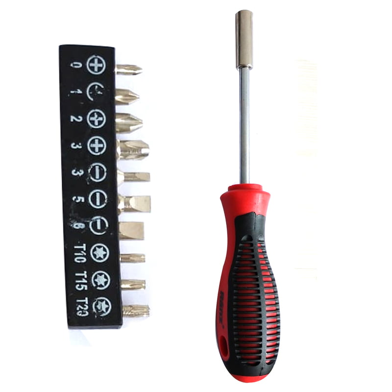 10-in-1 Multibit Screwdriver Set – Magnetic Tool for Mobile, Laptop, and Electronics Repair Tasks