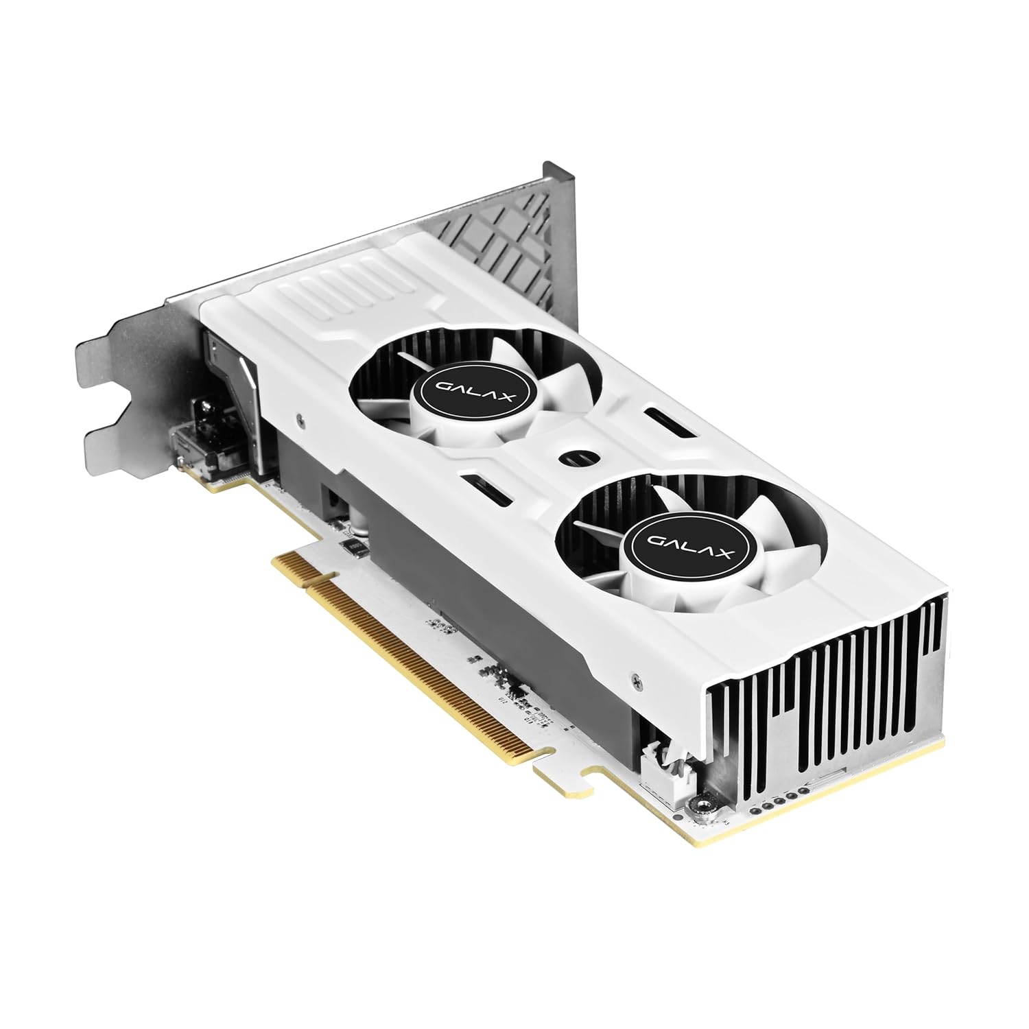 GALAX GeForce RTX 3050 LP 6GB GDDR6 96-bit DP*2/HDM*2/ Graphics Card (White)