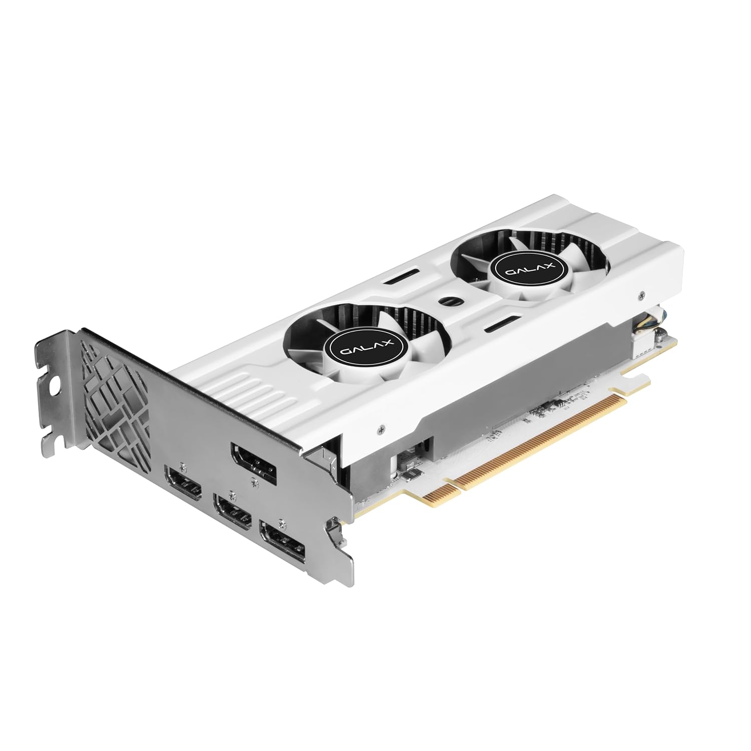 GALAX GeForce RTX 3050 LP 6GB GDDR6 96-bit DP*2/HDM*2/ Graphics Card (White)