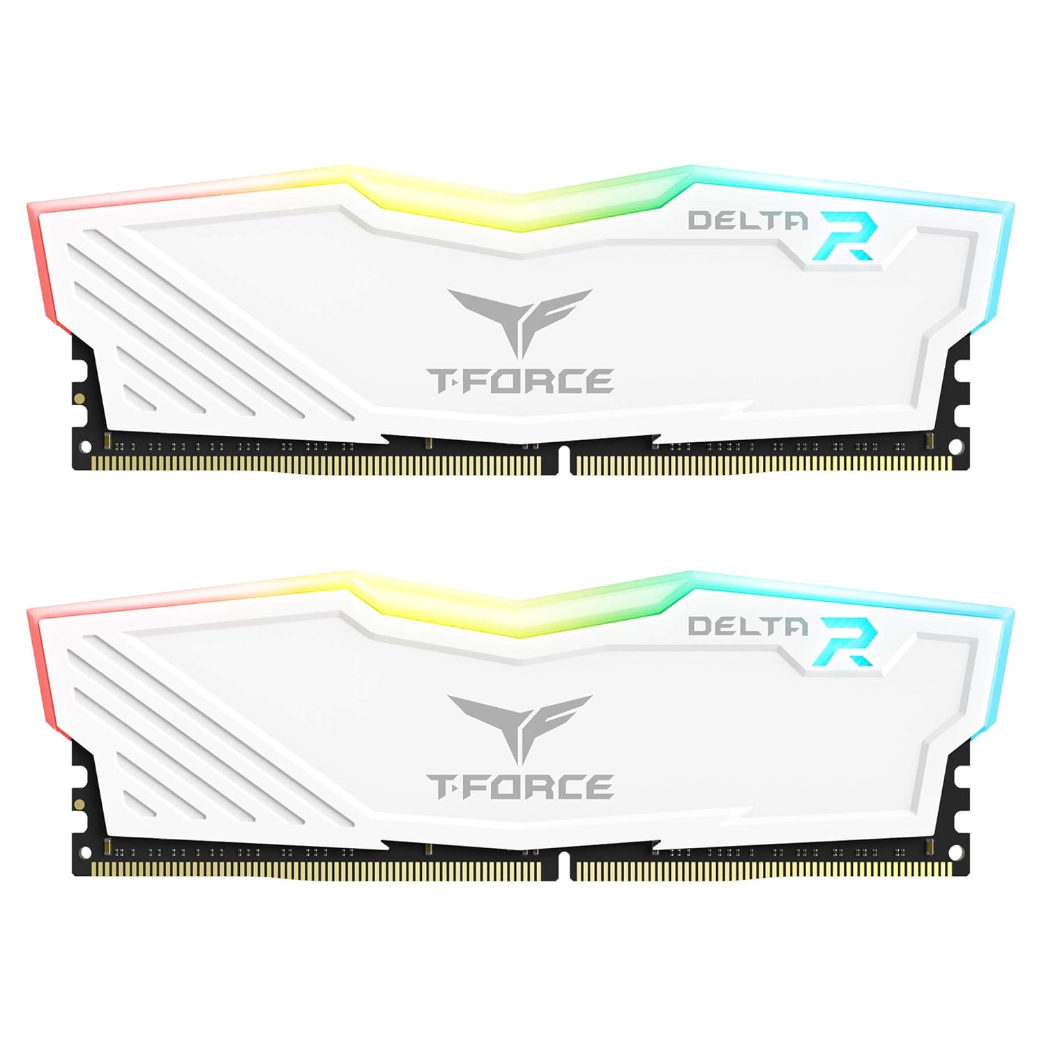 TeamGroup T-Force Delta RGB DDR4 RAM Kit, Desktop Gaming Memory, Metal Heatsink, ARGB Sync, XMP 2.0, for Intel/AMD CPU, High Performance Low Latency Module