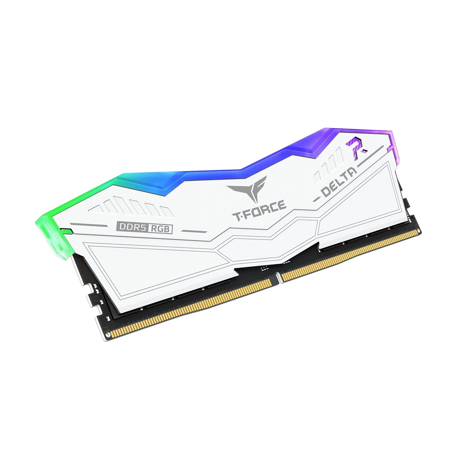 TeamGroup T-Force Delta RGB DDR5 RAM Kit, Desktop Gaming Memory, Metal Heatsink, ARGB Sync, ECC, XMP 3.0/EXPO, For Intel/AMD CPU, High Performance Low Latency