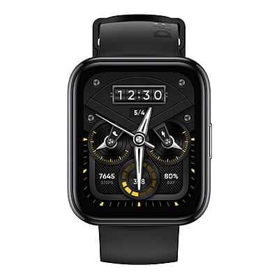 realme Smart Watch 2 Pro | HD Touchscreen, GPS, 14-Day Battery, SpO2 Monitoring (Black)