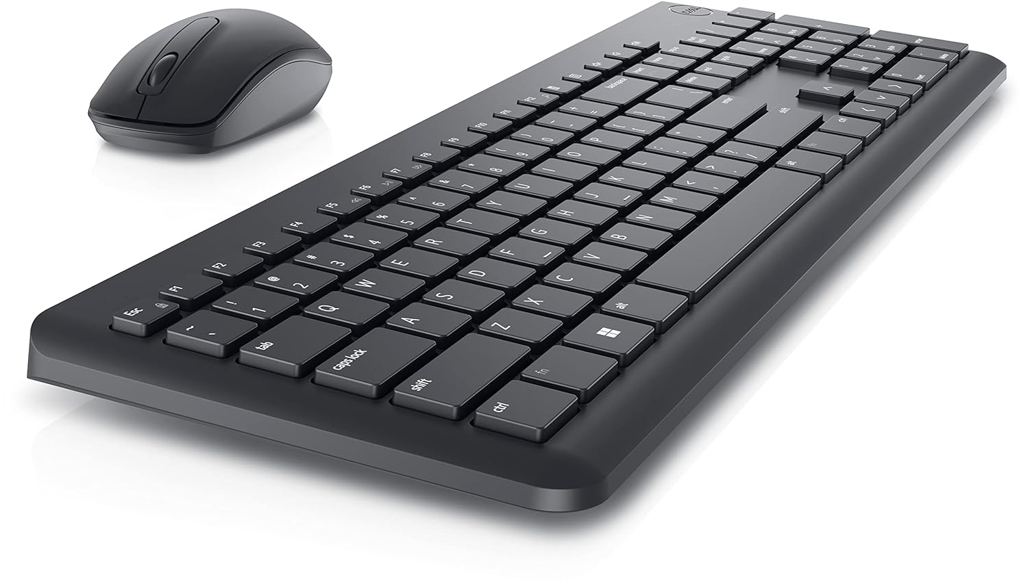 Dell KM3322W Wireless Keyboard and Mouse Combo – Anti-Fade Keys, Spill-Resistant, 36-Month Battery Life – Black