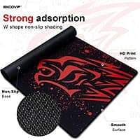 Gaming Mouse Pad (60 X 30cm) Non-Slip Rubber Base Mouse pad Mice Smooth Cloth Surface Keyboard