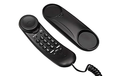 Beetel B26 Corded Slim Landline Phone (Black)