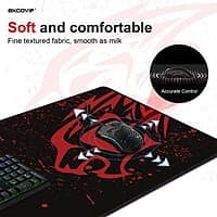 Gaming Mouse Pad (60 X 30cm) Non-Slip Rubber Base Mouse pad Mice Smooth Cloth Surface Keyboard