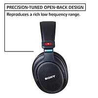 Sony MDR-MV1, Audiophile Headphones for Mixing and Mastering, Studio Monitor Sound for Neutral Frequency Response, Excellent Wearing Comfort, Spatial Sound Creation - Over Ear