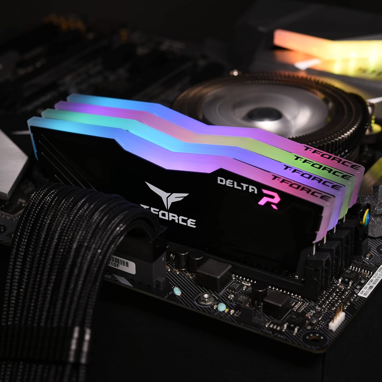 TeamGroup T-Force Delta RGB DDR4 RAM Kit, Desktop Gaming Memory, Metal Heatsink, ARGB Sync, XMP 2.0, for Intel/AMD CPU, High Performance Low Latency Module