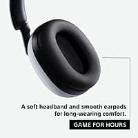 Sony INZONE H9, WH-G900N Wireless Noise Cancelling Gaming Headset, Over-Ear Headphones with 360 Spatial Sound, 32 Hours Battery Life, flip to Mute mic, Mobile, Laptop, PS5 & PC Compatible (White)