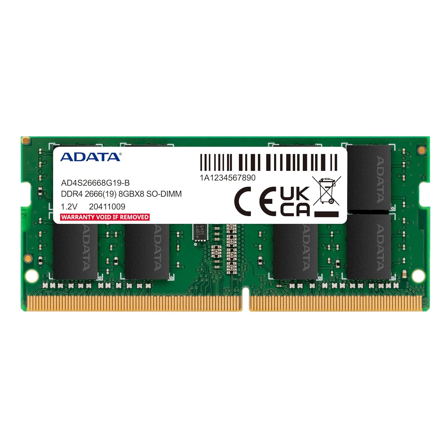 ADATA Premier (SO-DIMM) DDR4 Laptop Memory, Single RAM Module, Supports Intel & AMD CPUs, XMP Profile Support, Fast Data Transfer, Enhanced Efficiency, Without Heat Sink