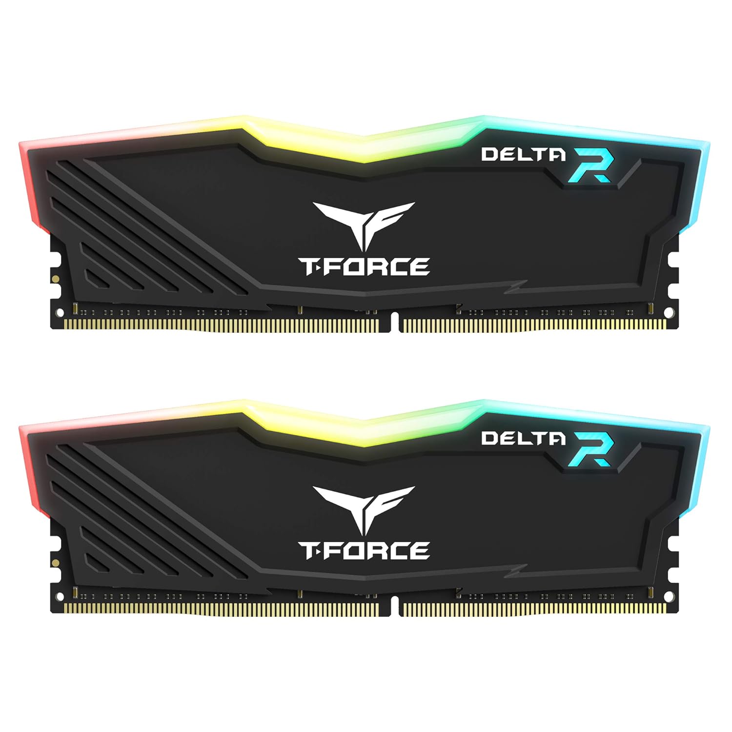 TeamGroup T-Force Delta RGB DDR4 RAM Kit, Desktop Gaming Memory, Metal Heatsink, ARGB Sync, XMP 2.0, for Intel/AMD CPU, High Performance Low Latency Module