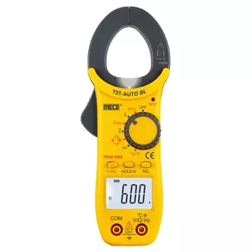 Meco 72T Auto BL 3-3/4 Ac Autoranging Digital Clampmeter
