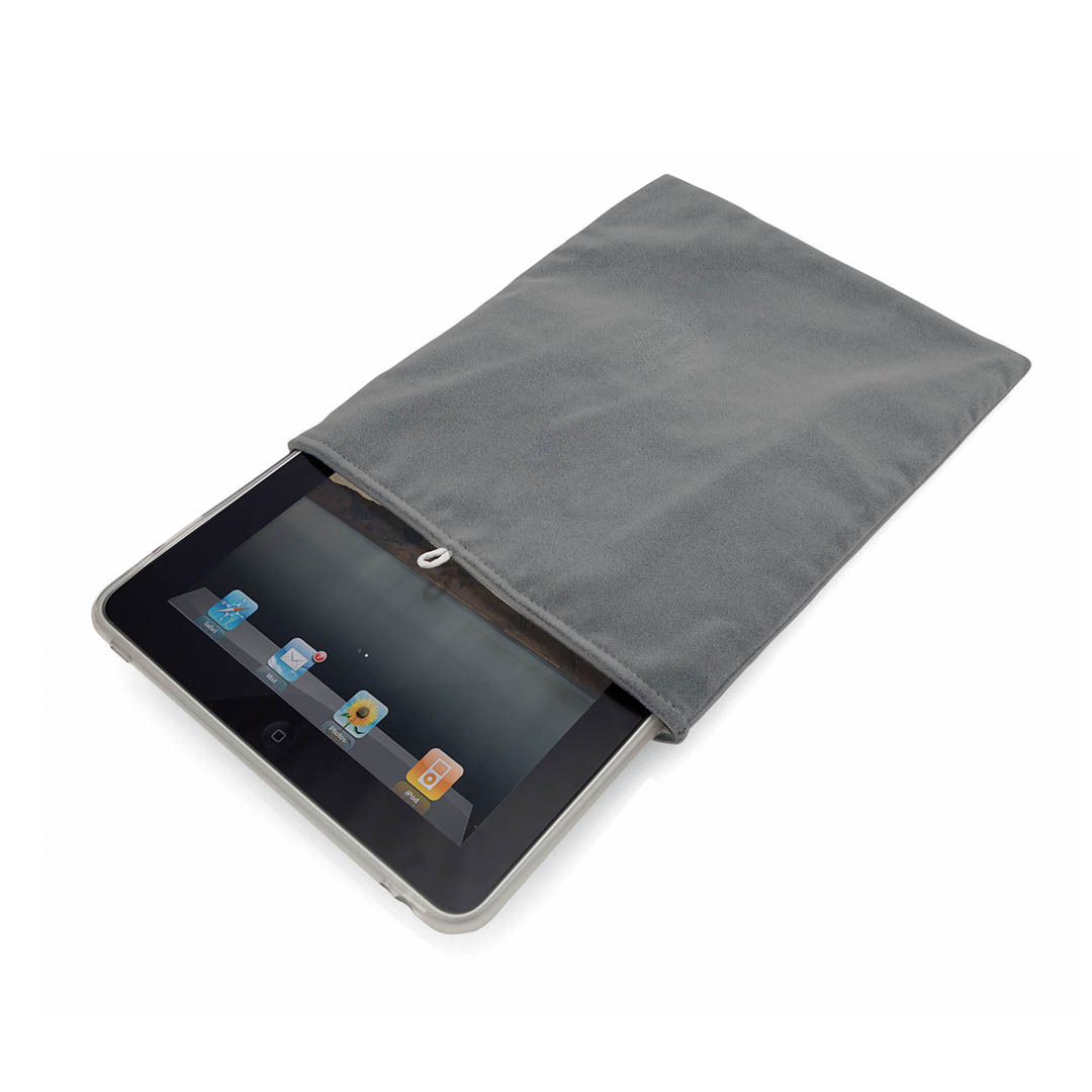 Tablet Sleeve Pouch 7" (17.7cm) with Drawstring Soft Protective Cover (Black)