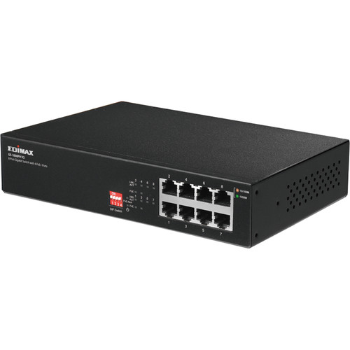 EDIMAX GS-1008PH V2 Long Range 8-Port Gigabit Switch with 4 PoE+ Managed Switch