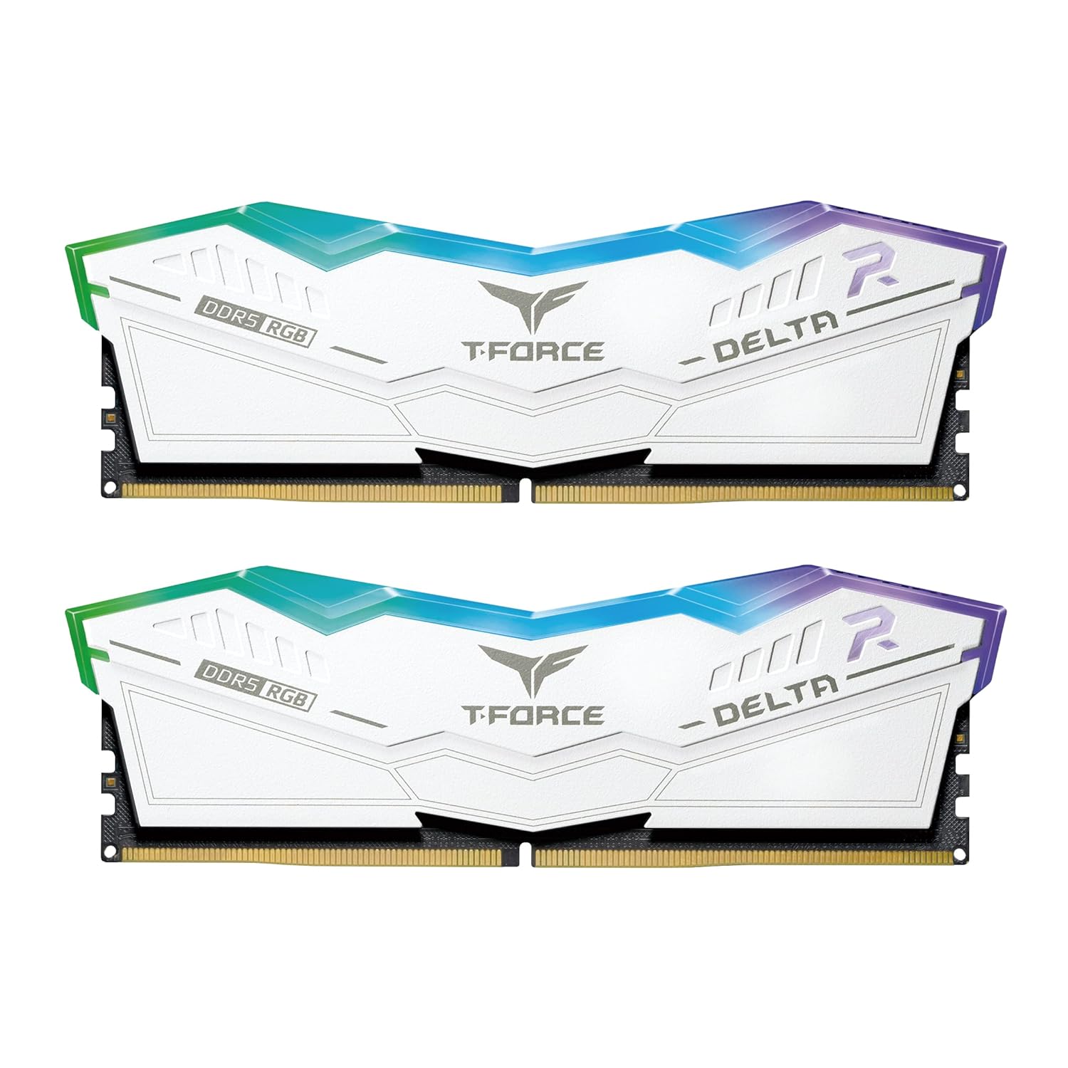 TeamGroup T-Force Delta RGB DDR5 RAM Kit, Desktop Gaming Memory, Metal Heatsink, ARGB Sync, ECC, XMP 3.0/EXPO, For Intel/AMD CPU, High Performance Low Latency