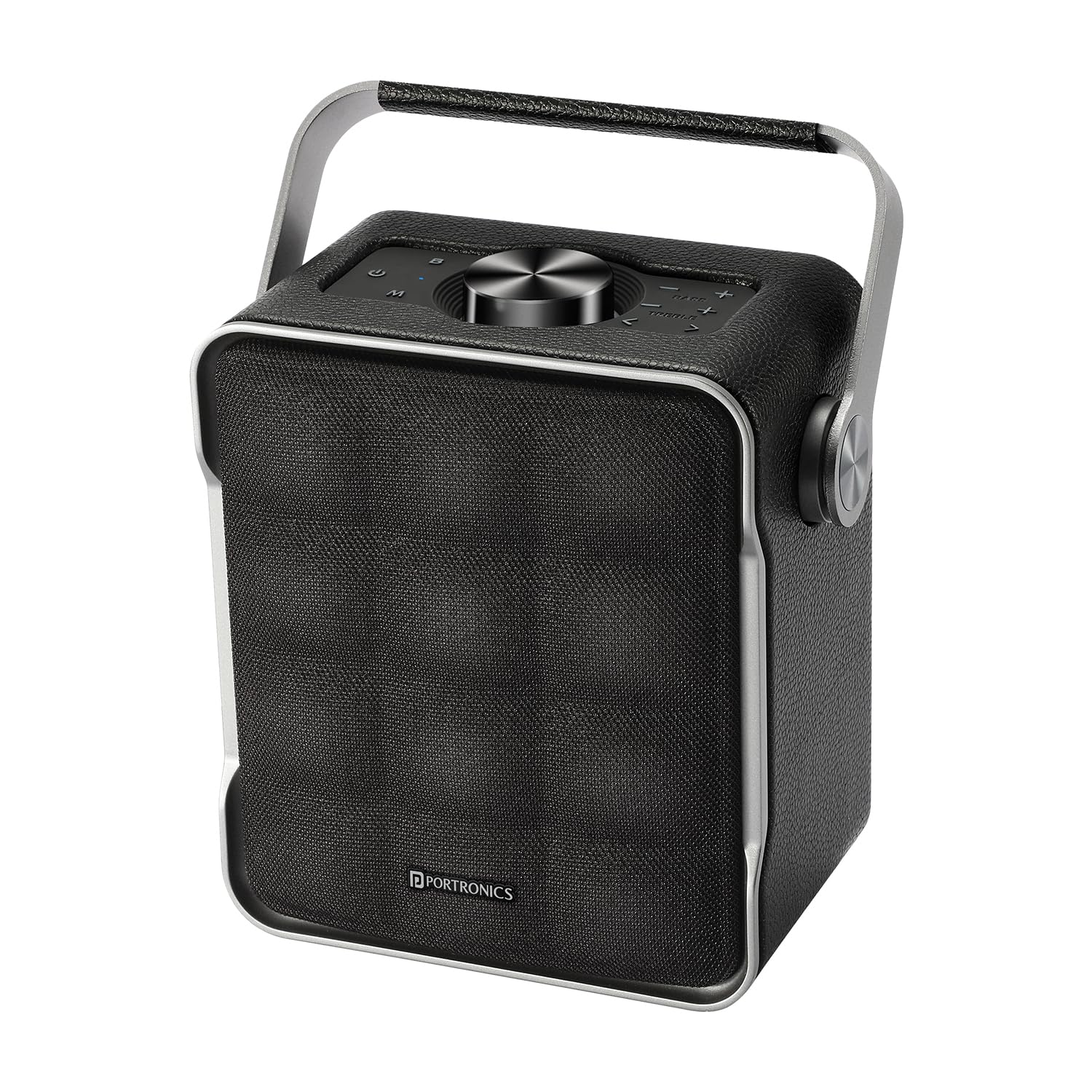 Portronics Harmony II 60W HD Sound Portable Bluetooth 5.3V Speaker, Bass Boost Technology (Grey)