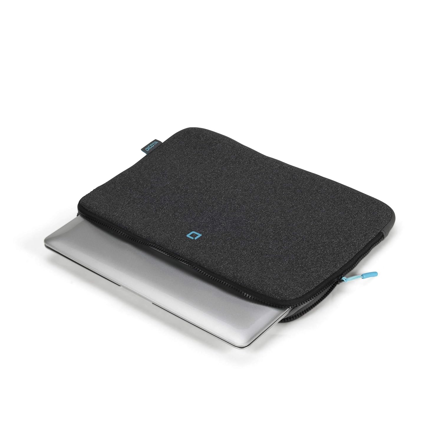 Dicota Skin Flow 13 Laptop Sleeve For (35.81cm) 14.1 inch Laptops (anthracite/blue )