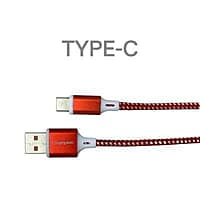 Champion 65W SuperVOOC Type-C Data Sync & Fast Charging Cable , Compatible with Samsung, Mi, Realme, Oppo, Vivo, OnePlus, Nothing Devices, Braided, 100cm (Red)