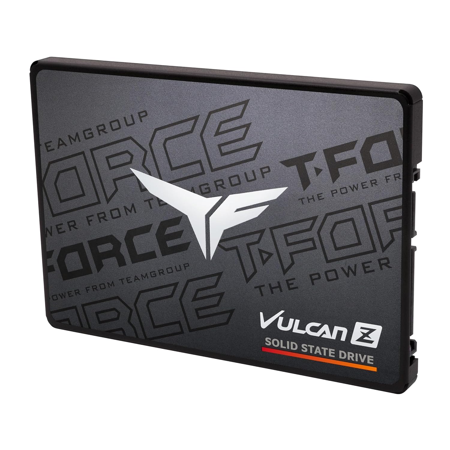 TeamGroup T-Force Vulcan Z Gaming SSD, Sata III 6Gbps Interface, SLC Cache, 3D NAND TLC, 2.5 Inch Form Factor, Internal Solid State Drive, High Performance, Low Latency