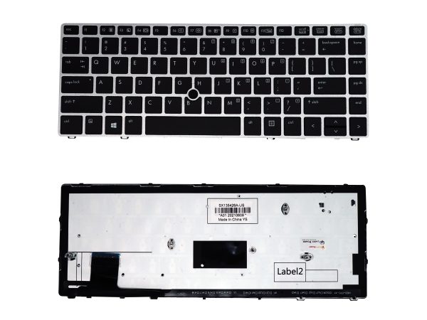 Laptop Keyboard For HP EliteBook Folio 9470M With Backlit With Mouse