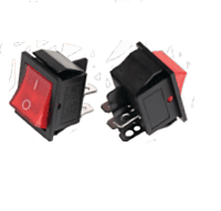 30 Amp Rocker Switch for Welding Machines - 4-Pin ON/OFF Switch