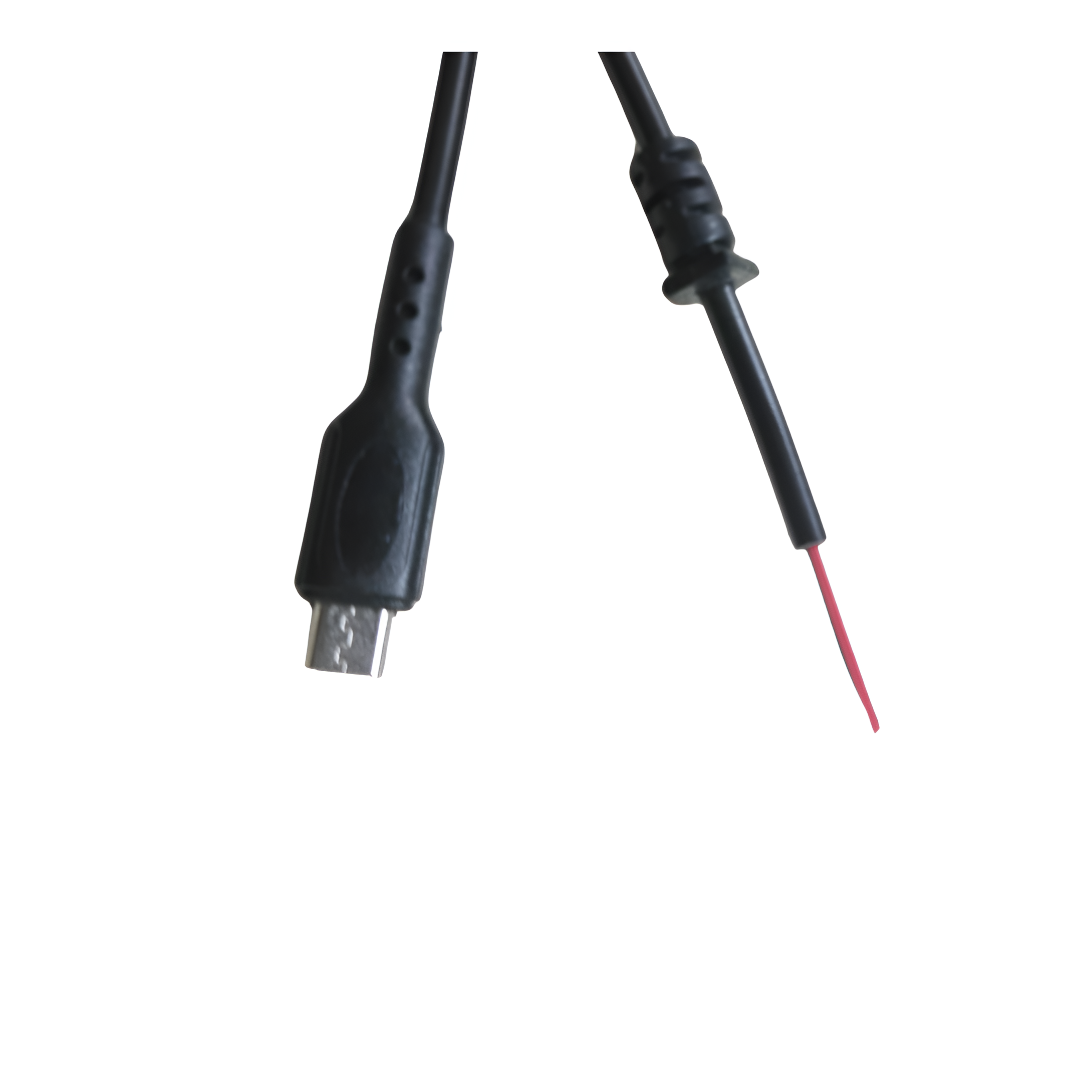 Micro USB Male Jack to 2 x Bare Wire Open End ,Power Supply and Charging Extension ,Pigtail Cable