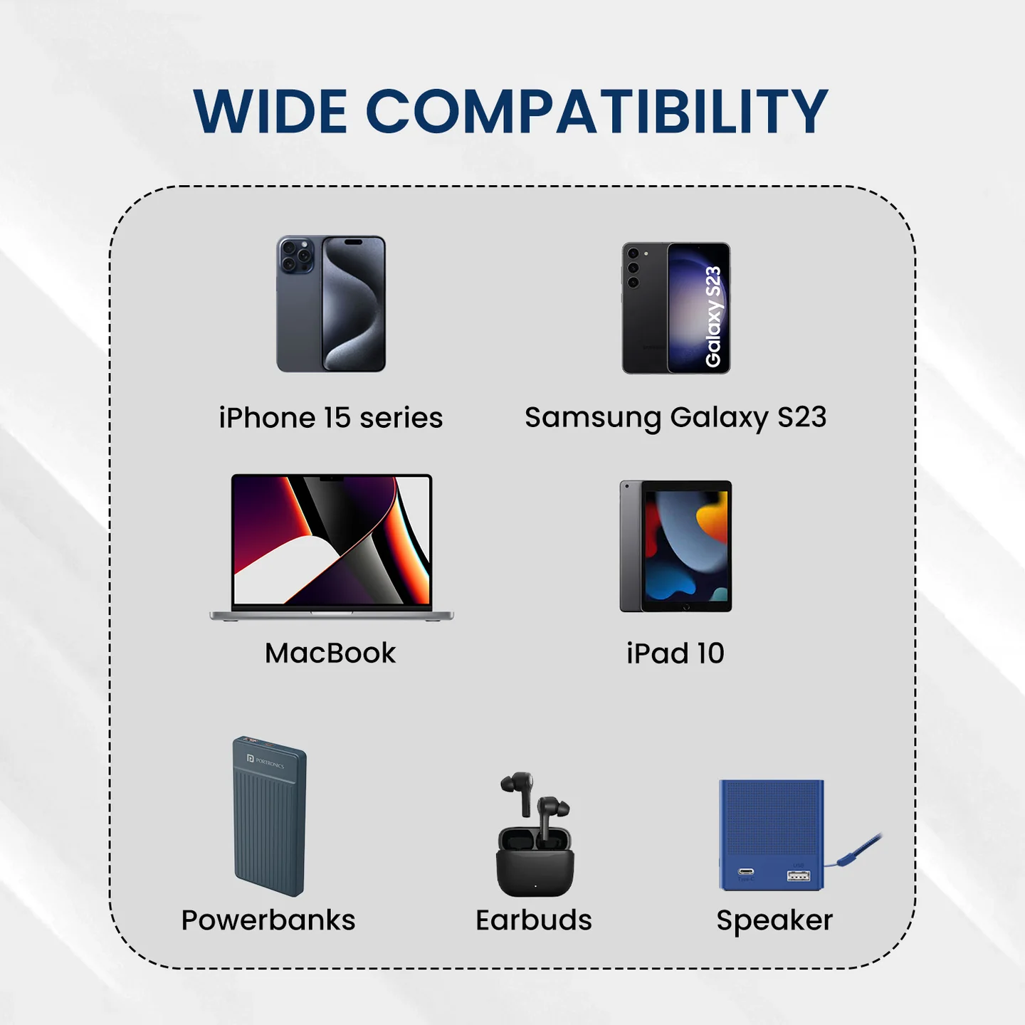 Portronics [ Upgraded Konnect Recoil ] PD Type C to Type C Cable 60W Pd Fast Charging Cable,Retractable Charging Cable,Compatibility with iPhone 15 Series & Type C Smartphones.